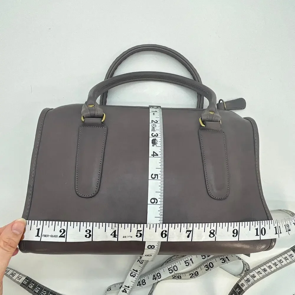 Vintage Coach NYC Madison Satchel 9725 Gray 1980s